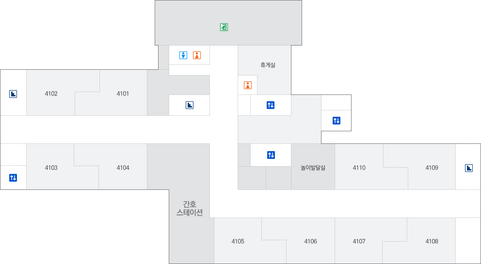 4층 원내 위치도